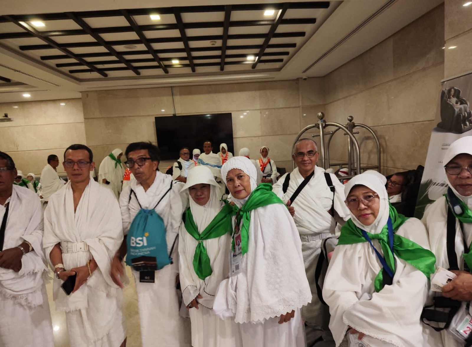 Jamaah haji Padang Panjang saat di penginapan
